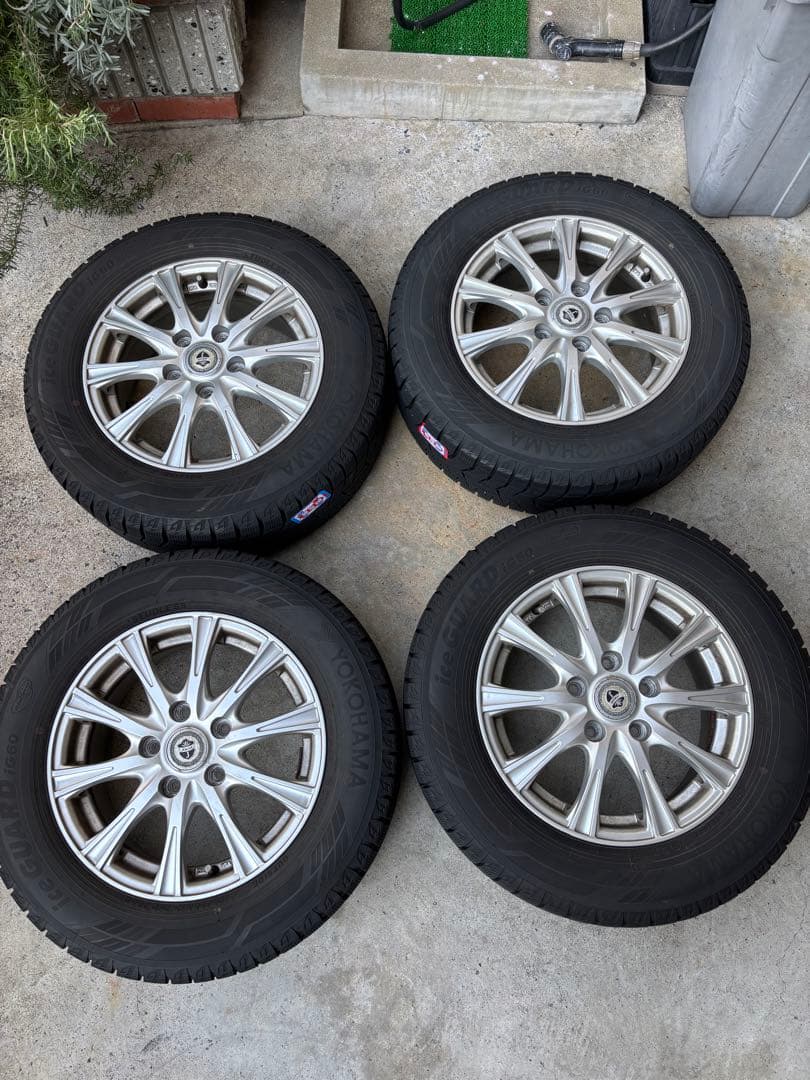 195/65R15 ICE GUARD IG60 アルミ＆スタッドレスセット5穴