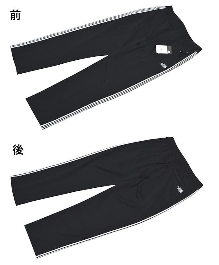 【新品】希少2XL 韓国限定 ノースフェイス ホワイトレーベル 黒ジャージ 上下