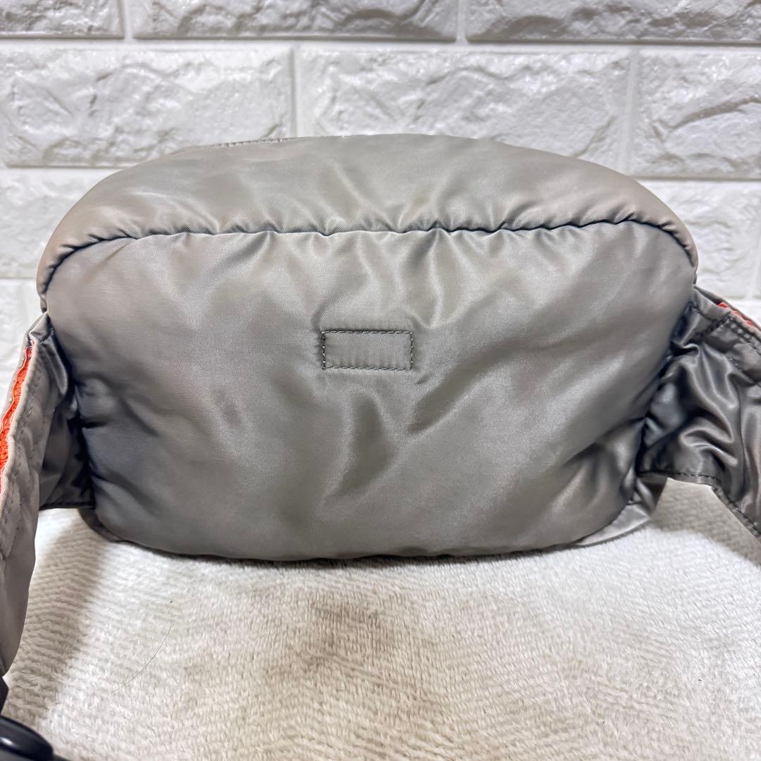PORTER タンカー ウエストバッグ シルバーグレー ボディバッグ