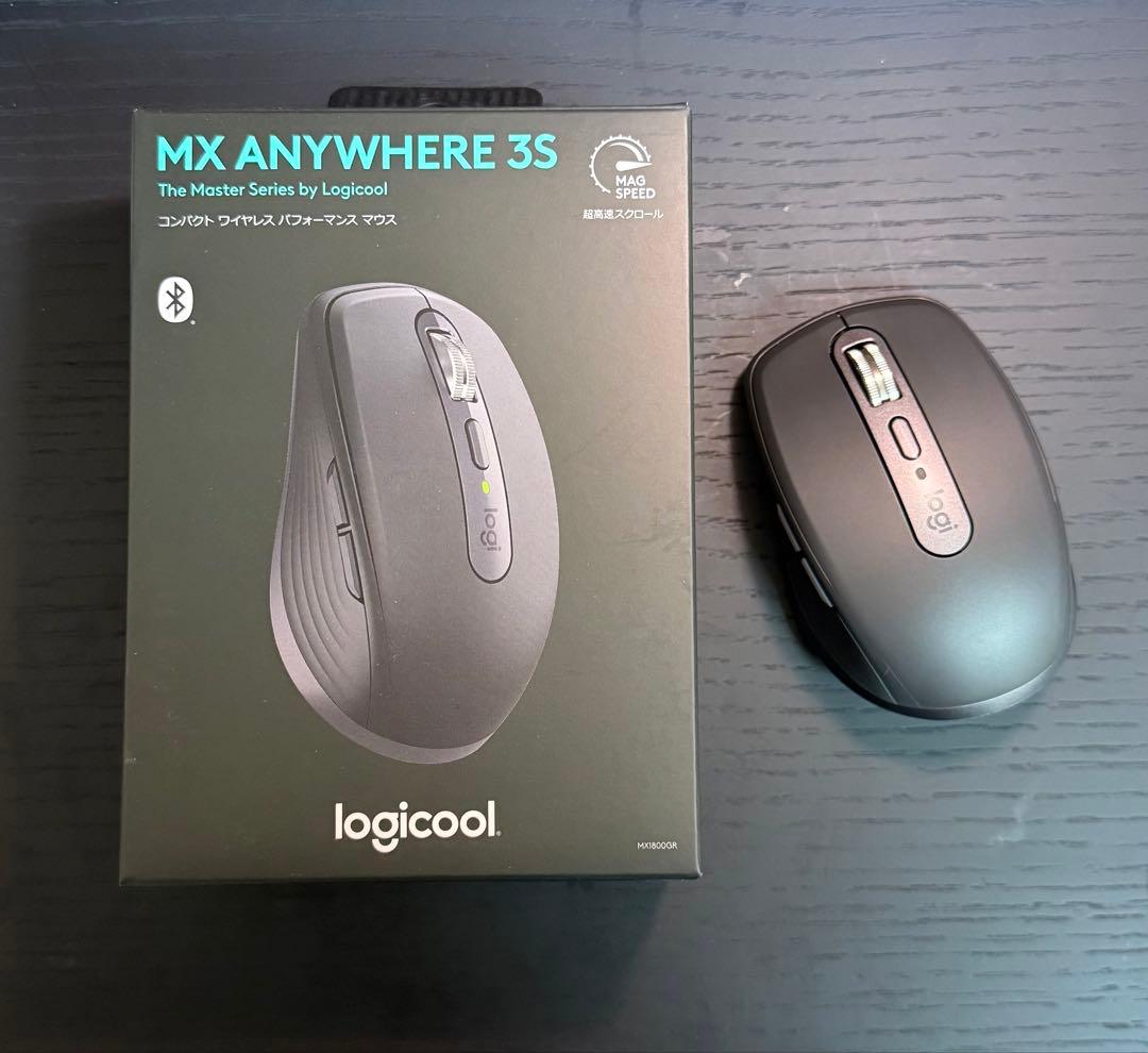 R7/10購入 Logicool MX Anywhere 3S ブラック