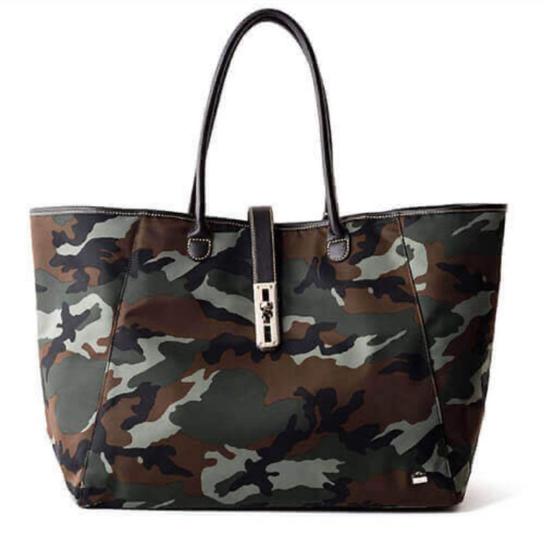 貴重・販売終了間近‼️ LA BAGAGERIEトートバッグ(Lsize)迷彩