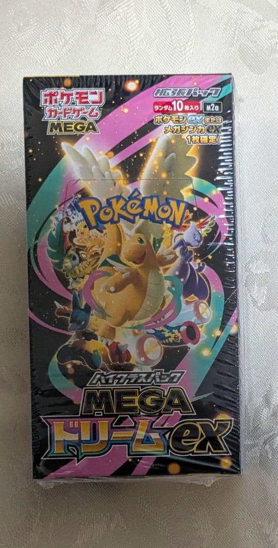 ポケモンカードゲーム MEGAドリームex 1box 未開封　シュリンク付き