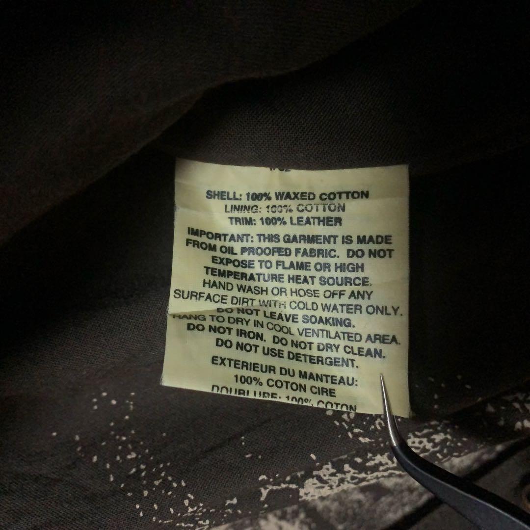 カナダ製　ダスターコート　オイルドジャケット　ドローバーコート　茶　rwm72