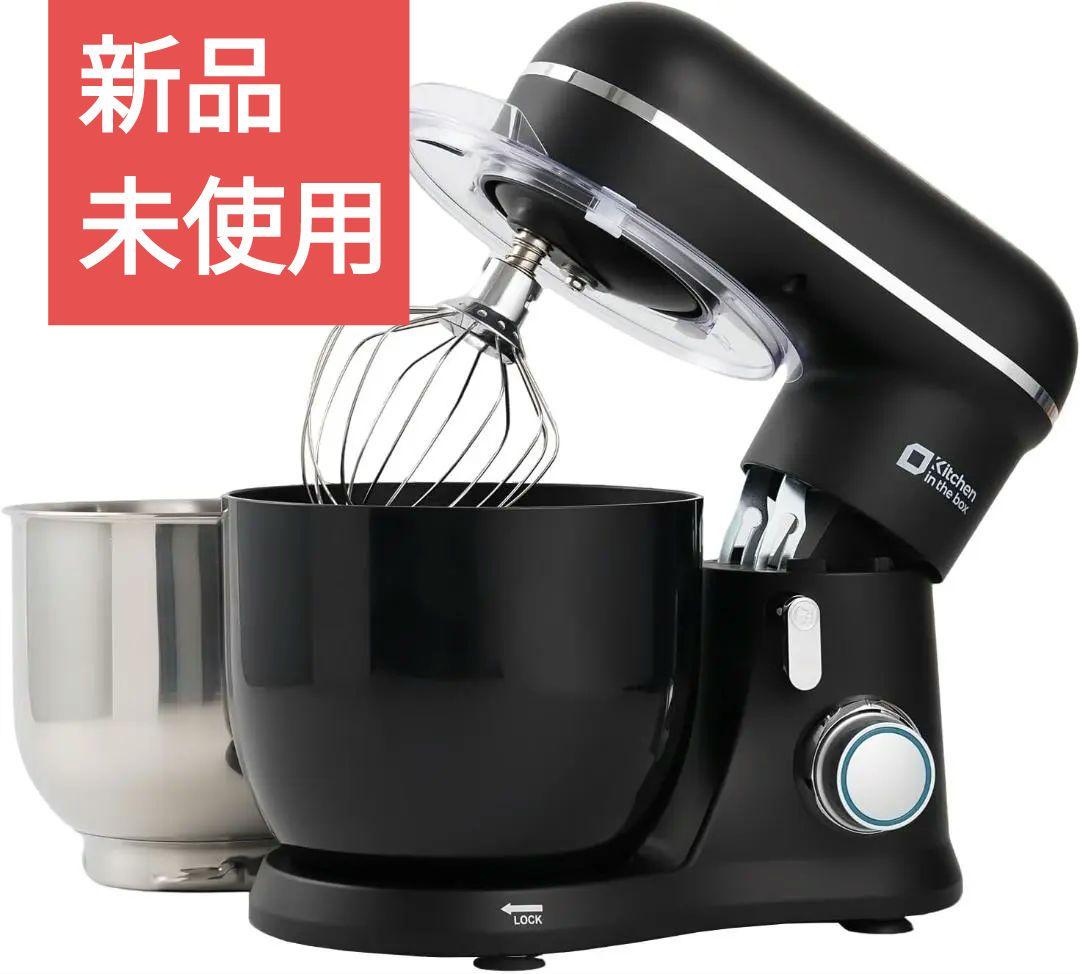 新品✨スタンドミキサー 3.5L ダブルボウル 大容量 3種類アタッチメント付き