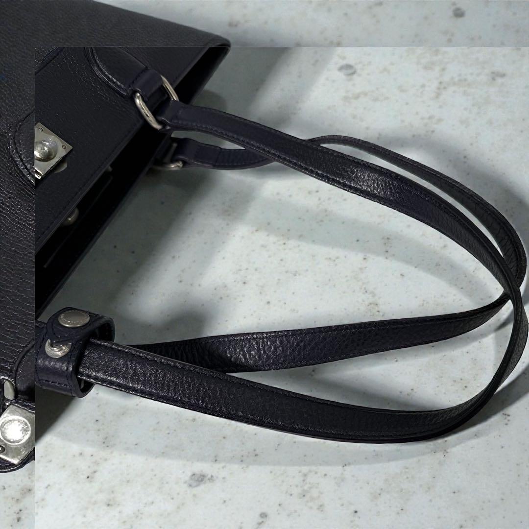 ブラックレーベルクレストブリッジ トートバッグ ノバチェック A4可 金具