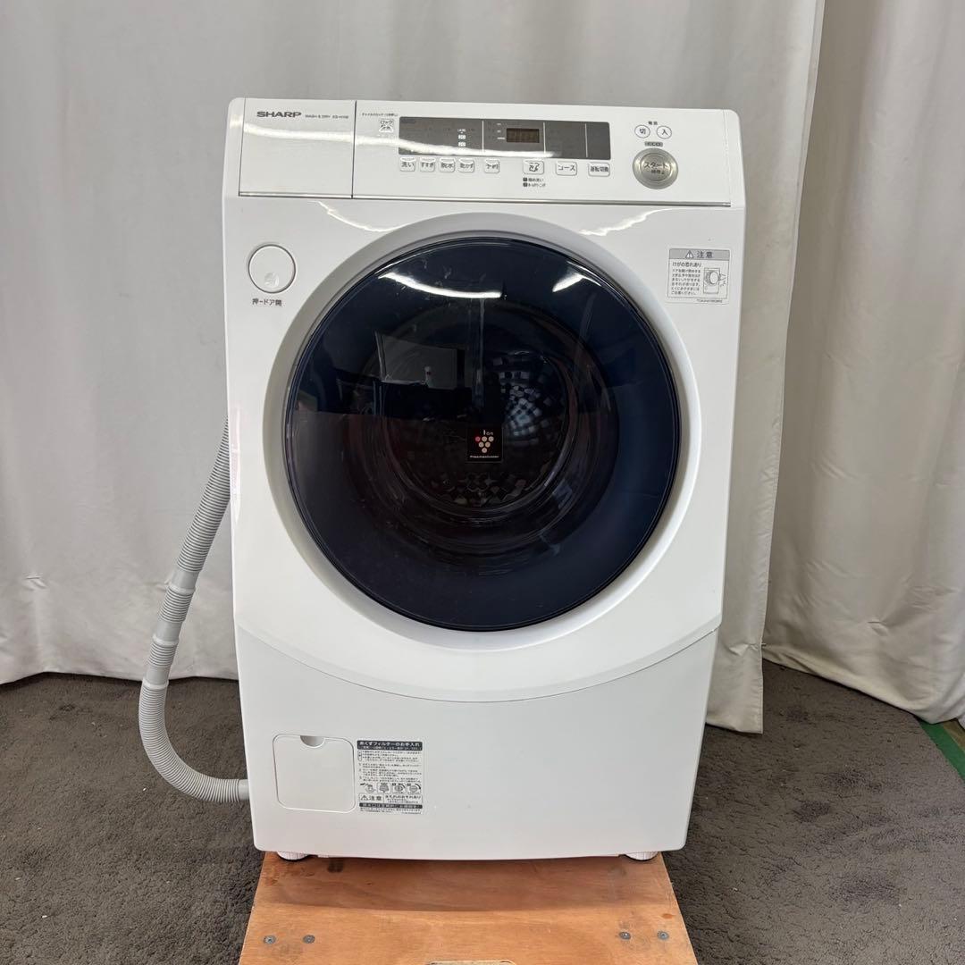 942　SHARP　ドラム式洗濯機　10キロ　右開き　安い　中古　綺麗　設置無料