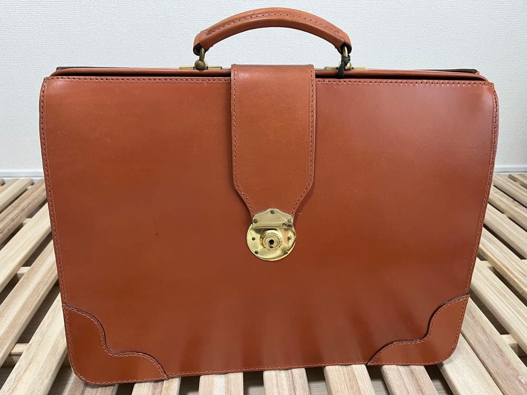 グレンロイヤル×ブルックスブラザース 希少ダブルネーム　ブライドル　ダレスバッグ