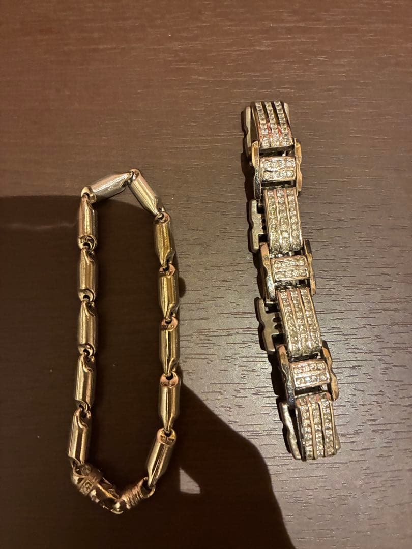 金属製リンクスタイルブレスレット