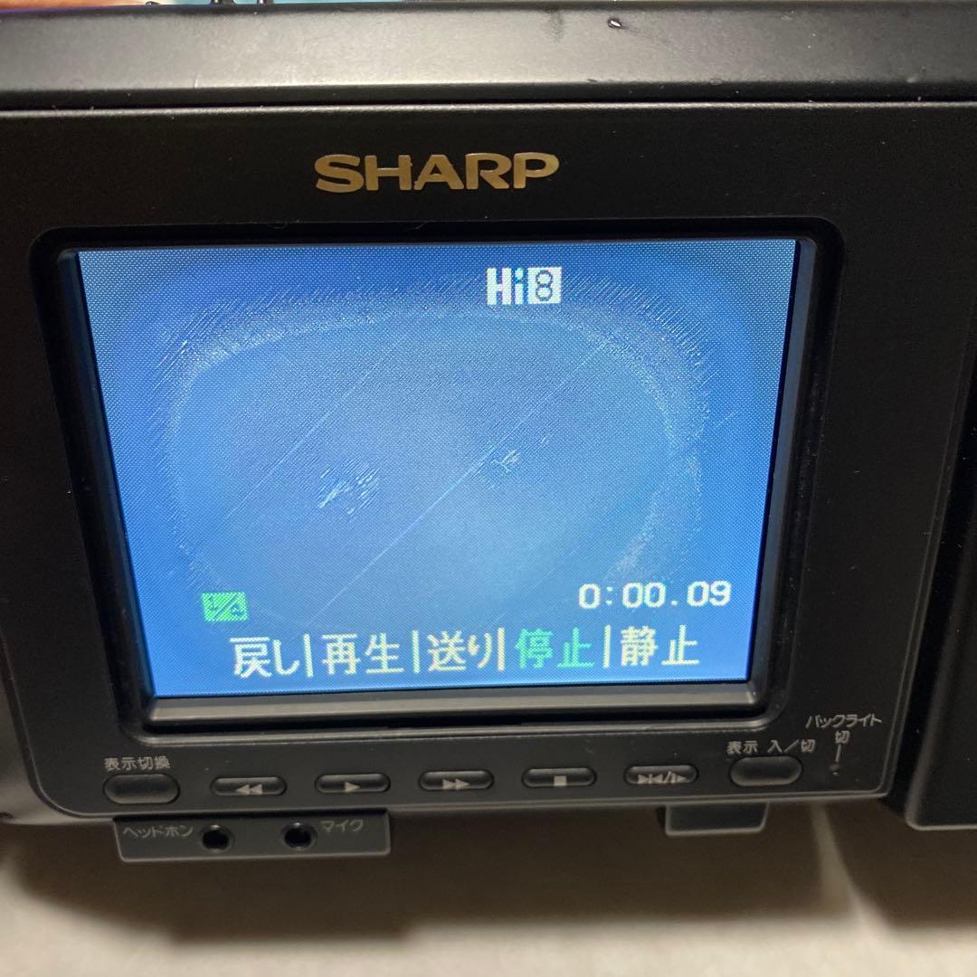 動作品　SHARP Hi8 ビデオカメラ VL- HL100 ⑧