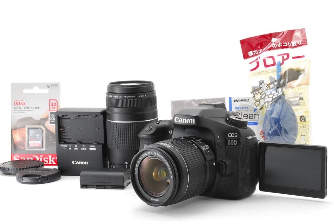 ケビンさま専用大人気機種＆ダブルレンズの大満足セット❣️Canon EOS 80D