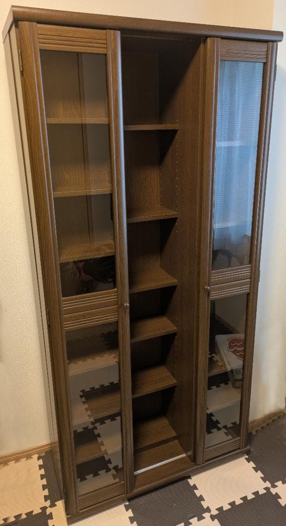 スライド式本棚（★横浜市に取りに来ていただける場合：900円）