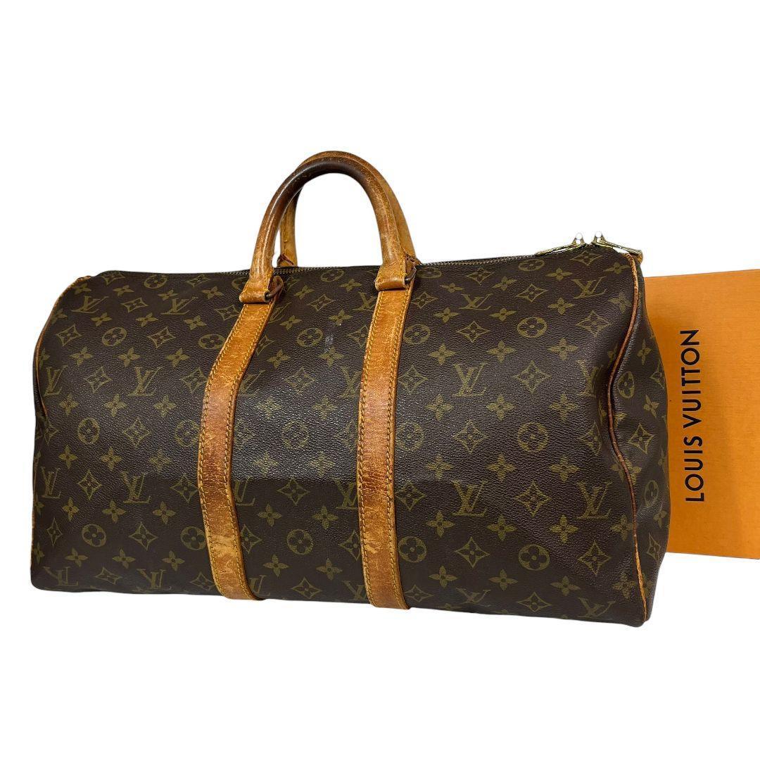鑑定済　ルイヴィトン　モノグラム　キーポル 45　ボストンバッグ　旅行用バッグ