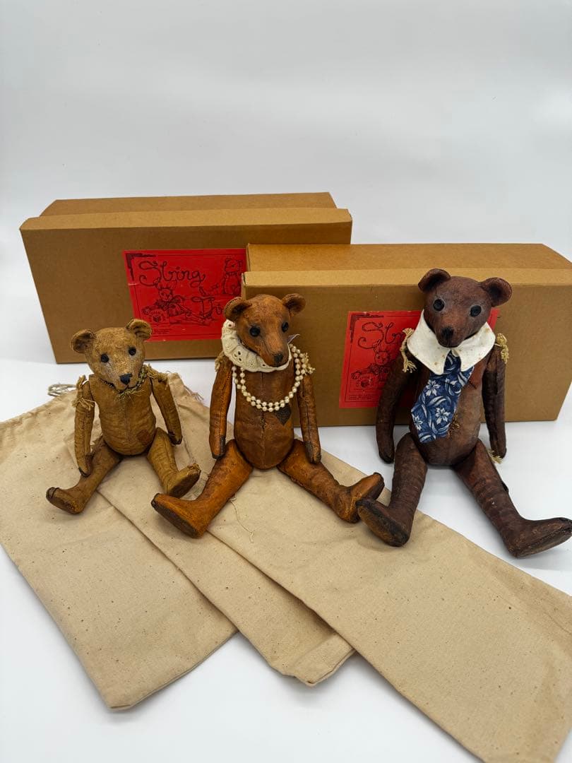 ピーターフェイガン ビンテージ テディベア3体セット