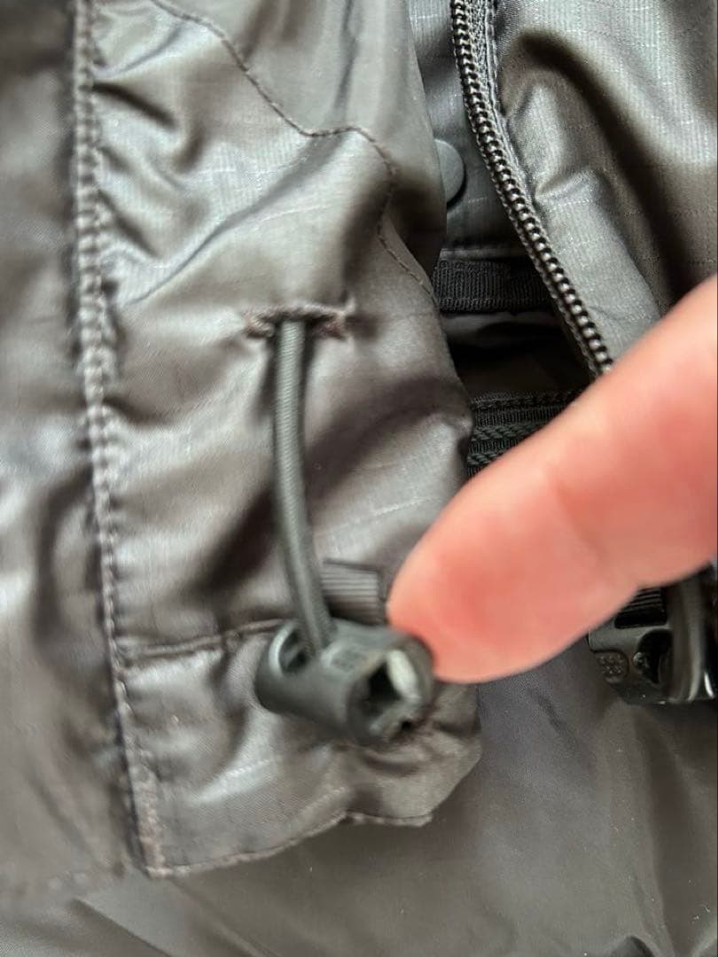 Patagonia ブラック ダウンジャケット フード付き M