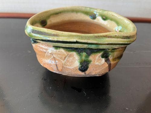 小山智徳作　鳴海織部沓形汲出し5客