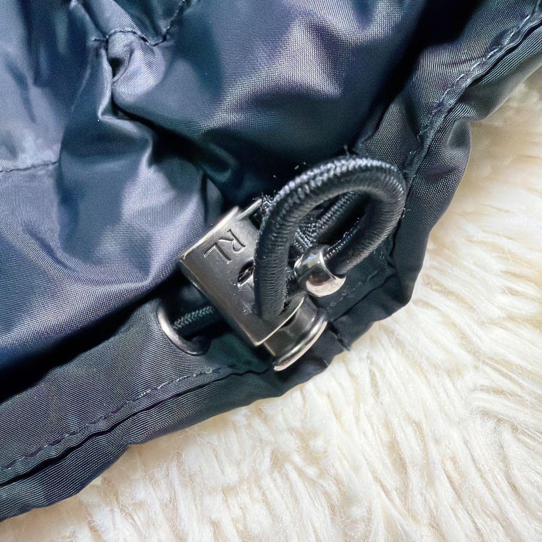 【近年モデル】ポロラルフローレン　ダウン　ナイロン　ジャケット　ブラック　XS