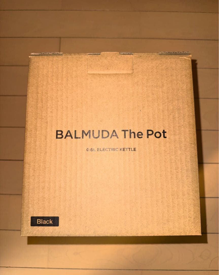 BALMUDA The Pot ブラック 600ml 電気ケトル