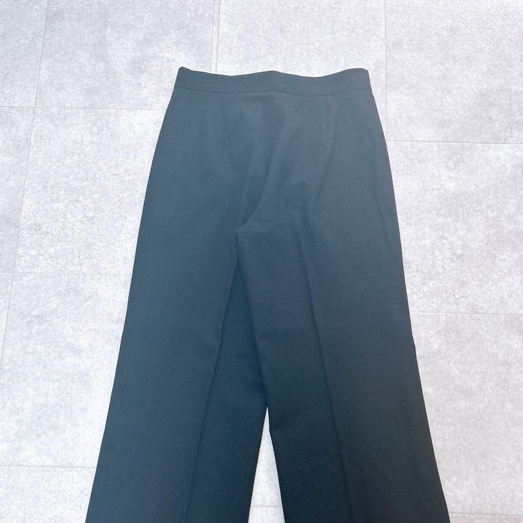 美品✨ ラルフローレン セットアップ　パンツスーツ 5B ワイド ウール 黒