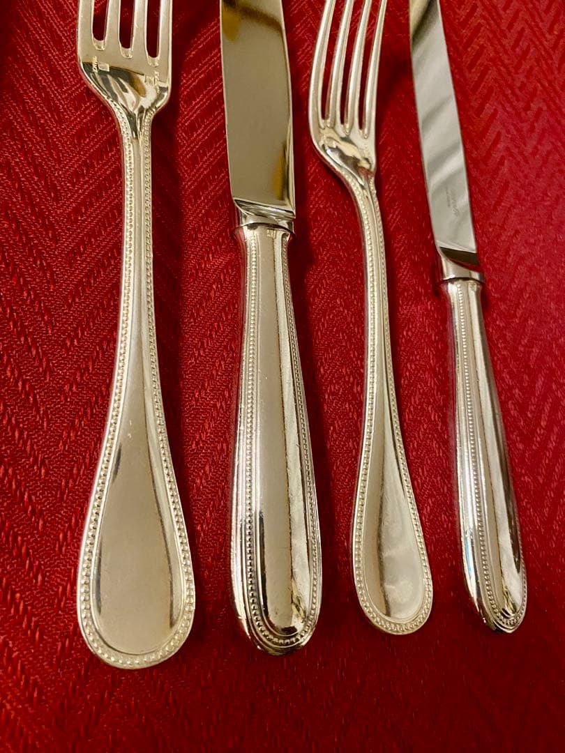 【専用商品☆定番人気のパール☆】クリストフル パール カトラリーセット