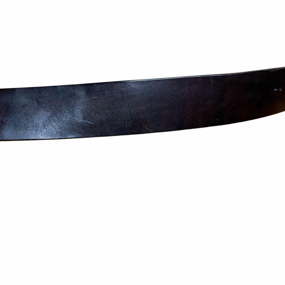 D&G ドルチェアンドガッバーナ ベルト　メンズ　ブラウン　シルバーバックル