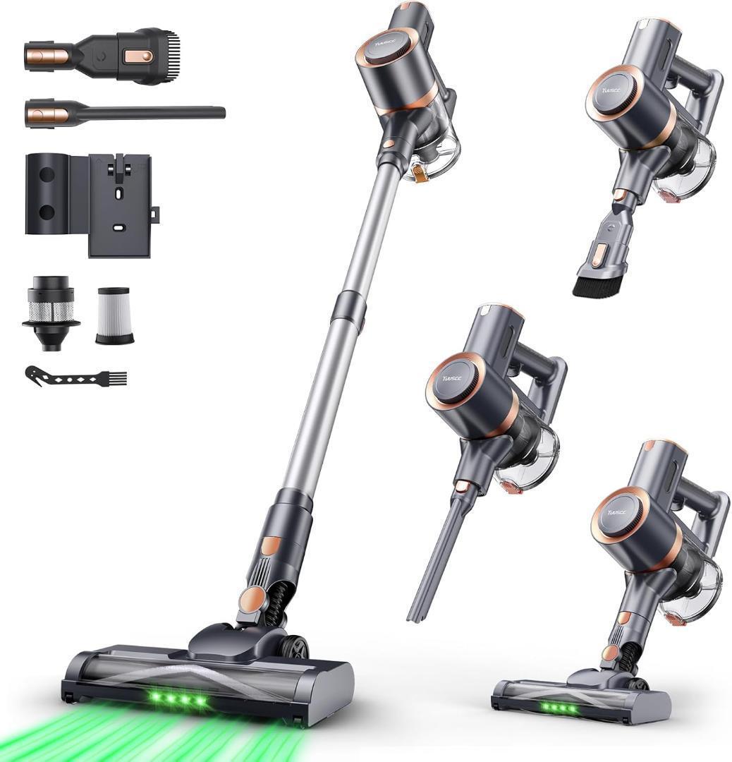 掃除機 コードレス　65Kpa真の超強力吸引＆同クラス最軽量　55分連続稼働