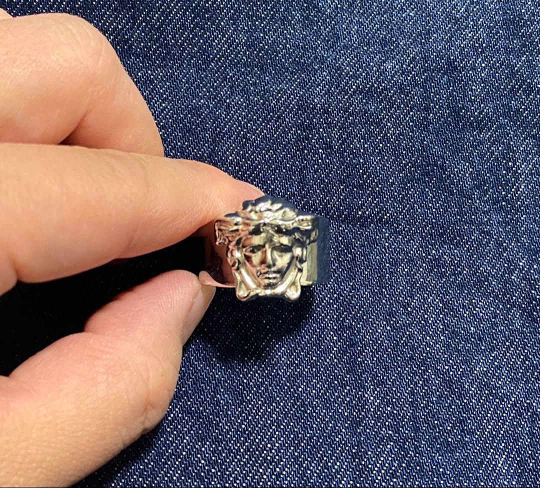 k*u様 VERSACE メデューサリング（シルバー）