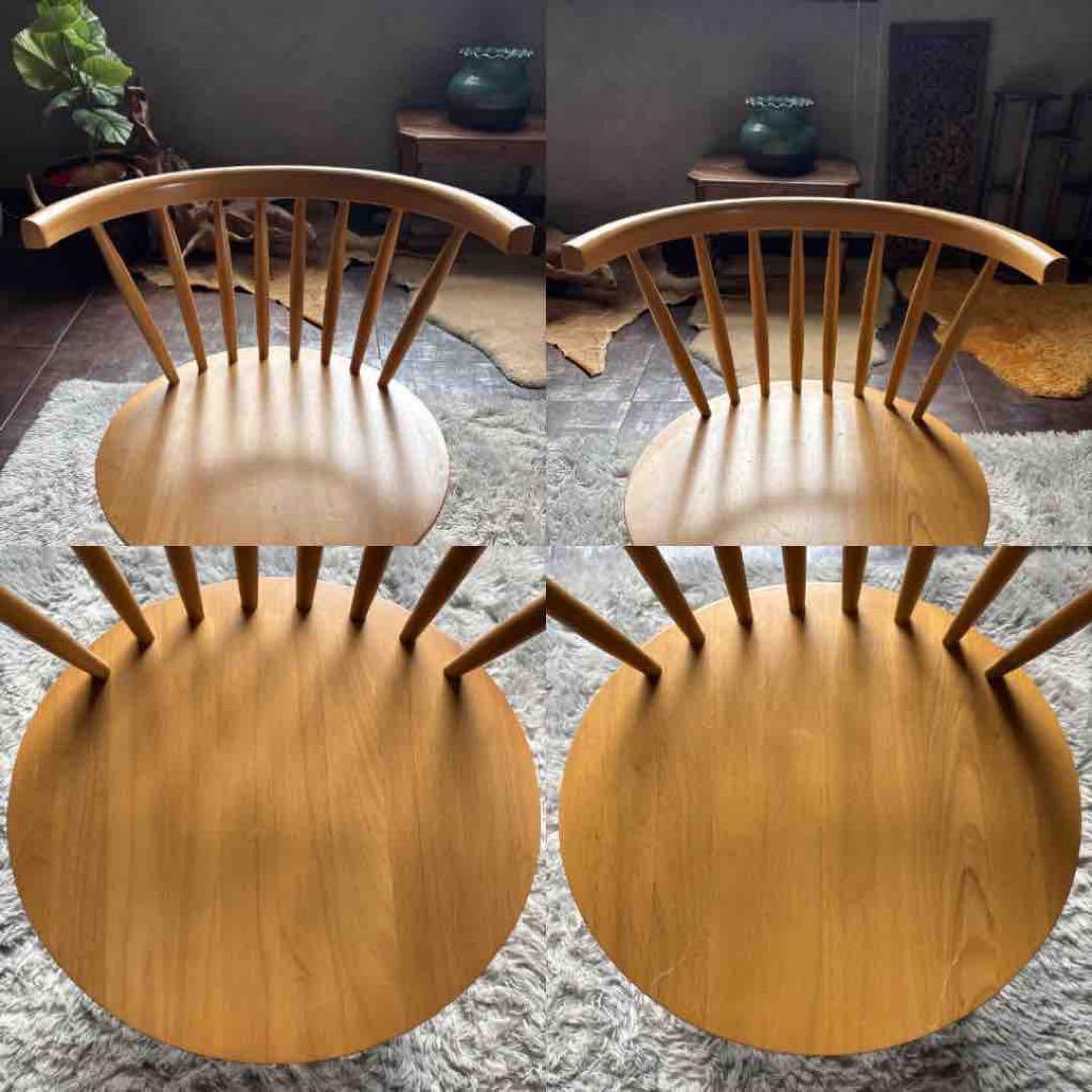 ②cherry 桜屋工業　ウィンザーチェア　アームチェア　オークレイチェア　YZ