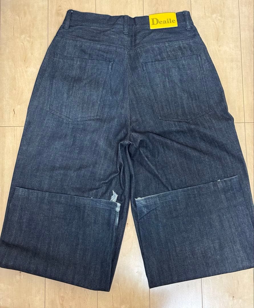 Deaile リジットバギーデニムパンツ Lサイズ
