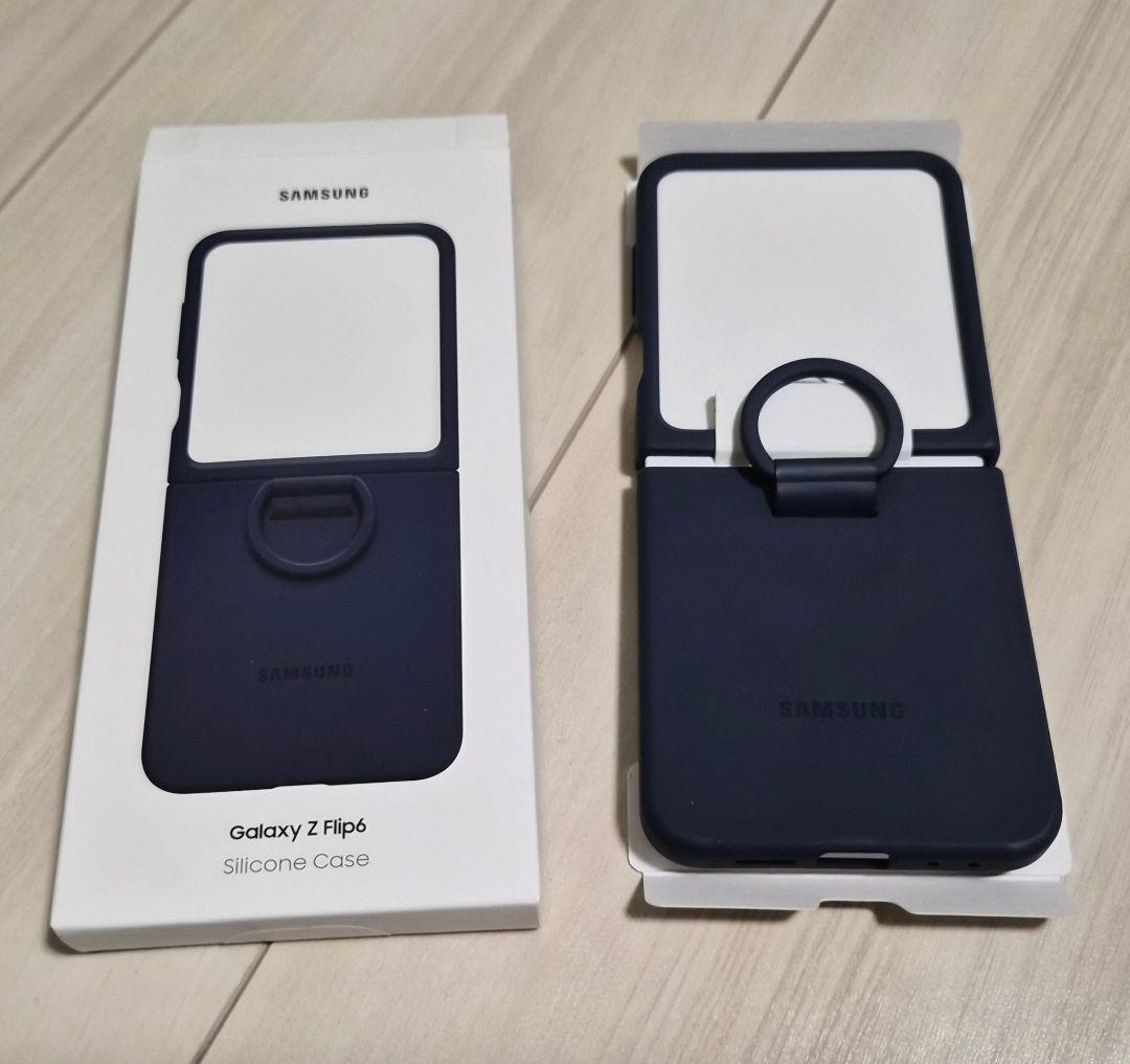 Galaxy ZFlip6 ブルー ケース2つ付き SAMSUNG