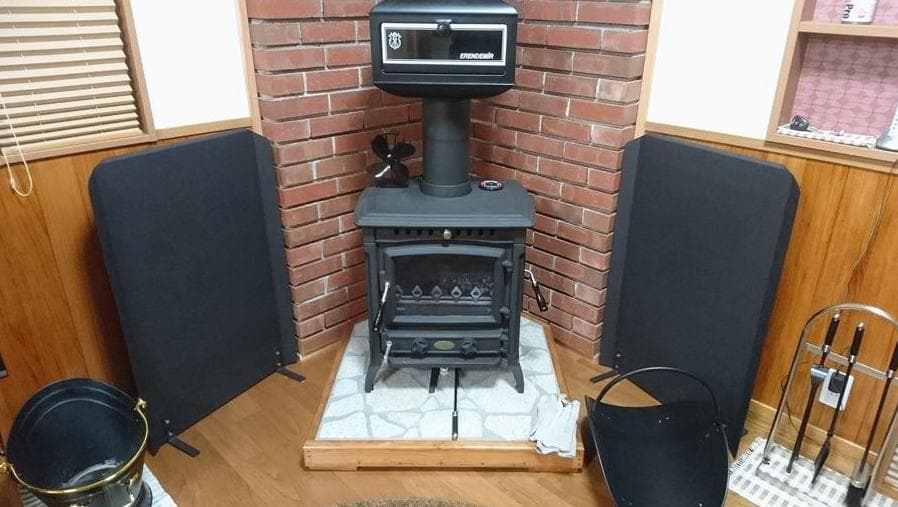 遮熱板　60　お得な２枚セット　薪ストーブ　ウォールヒートシールド　火災予防