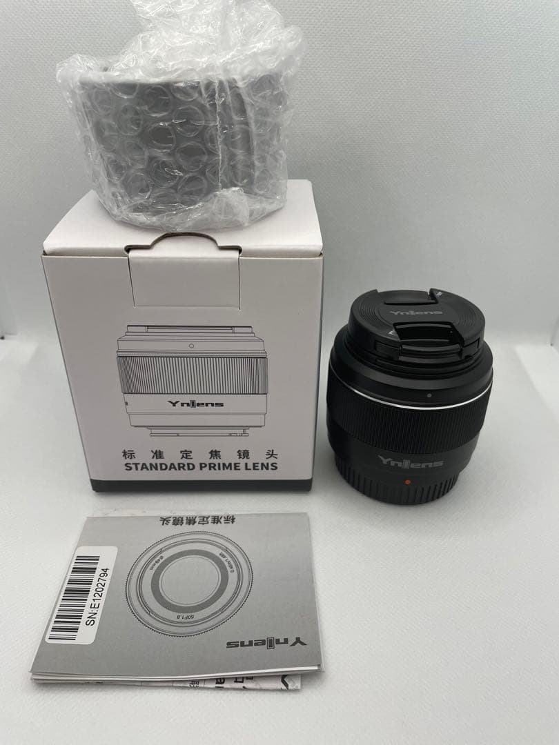 ほぼ新品！一度のみ使いました！YONGNUO 50mmF1.8Xマウントレンズ