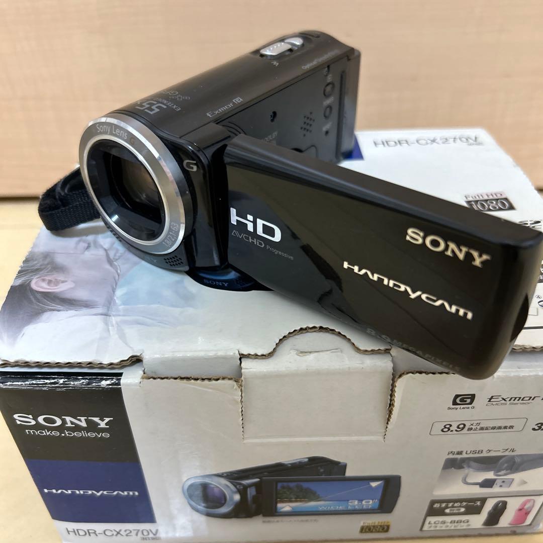 M*)様 美品　ソニー　デジタルHDビデオカメラレコーダー HDR-CX270V