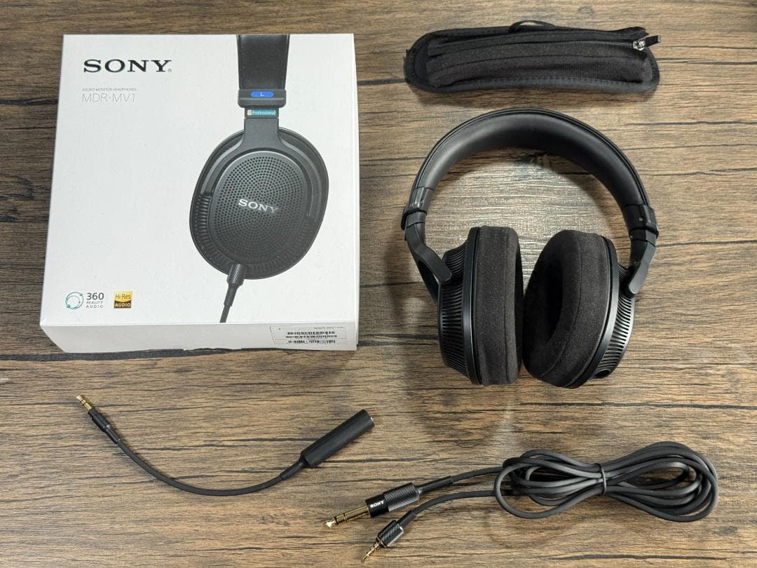 SONY ソニー ヘッドホン MDR-MV1 ★ ヘッドバンドカバー、スタンド付
