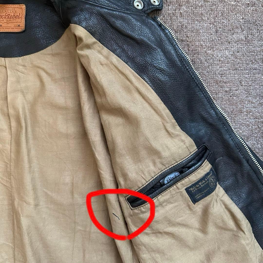 ルードギャラリー　ブラックレベル　アロー　レザージャケット　シングル　大人気　M