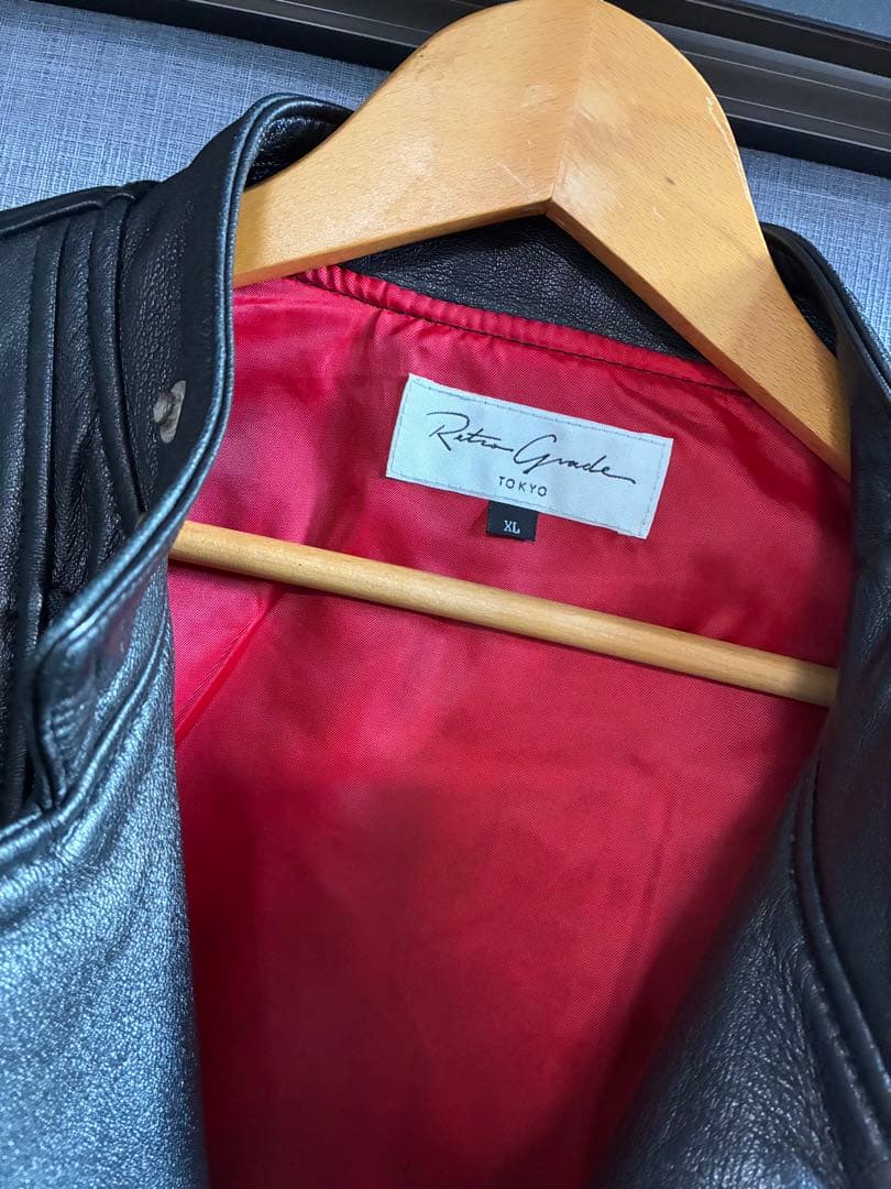 セミダブルライダースジャケット XL