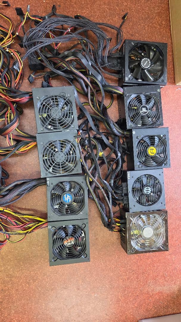 電源ユニット 9個　ジャンク品