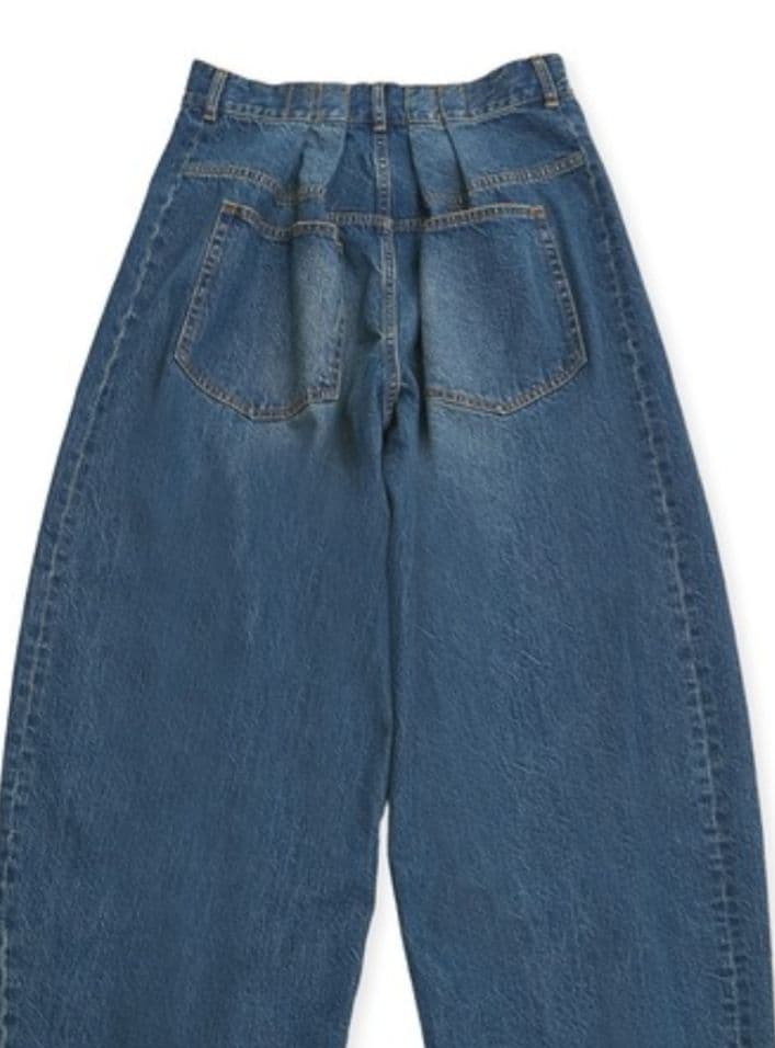 アダムエロペ☆サステナブルバックタックワイドデニム38