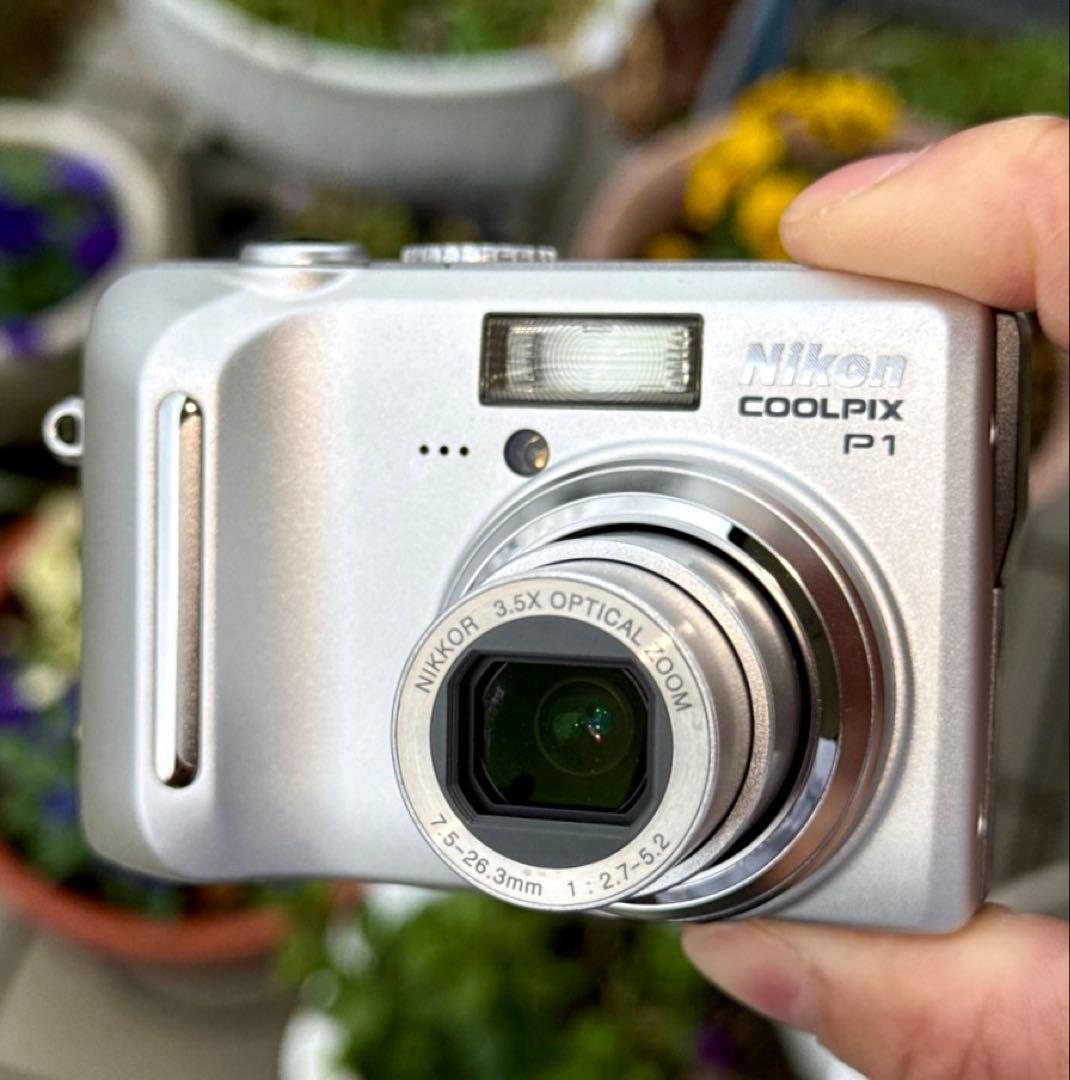 ☆動作OK Nikon coolpix P1 バッテリー&充電器&SDカード付き