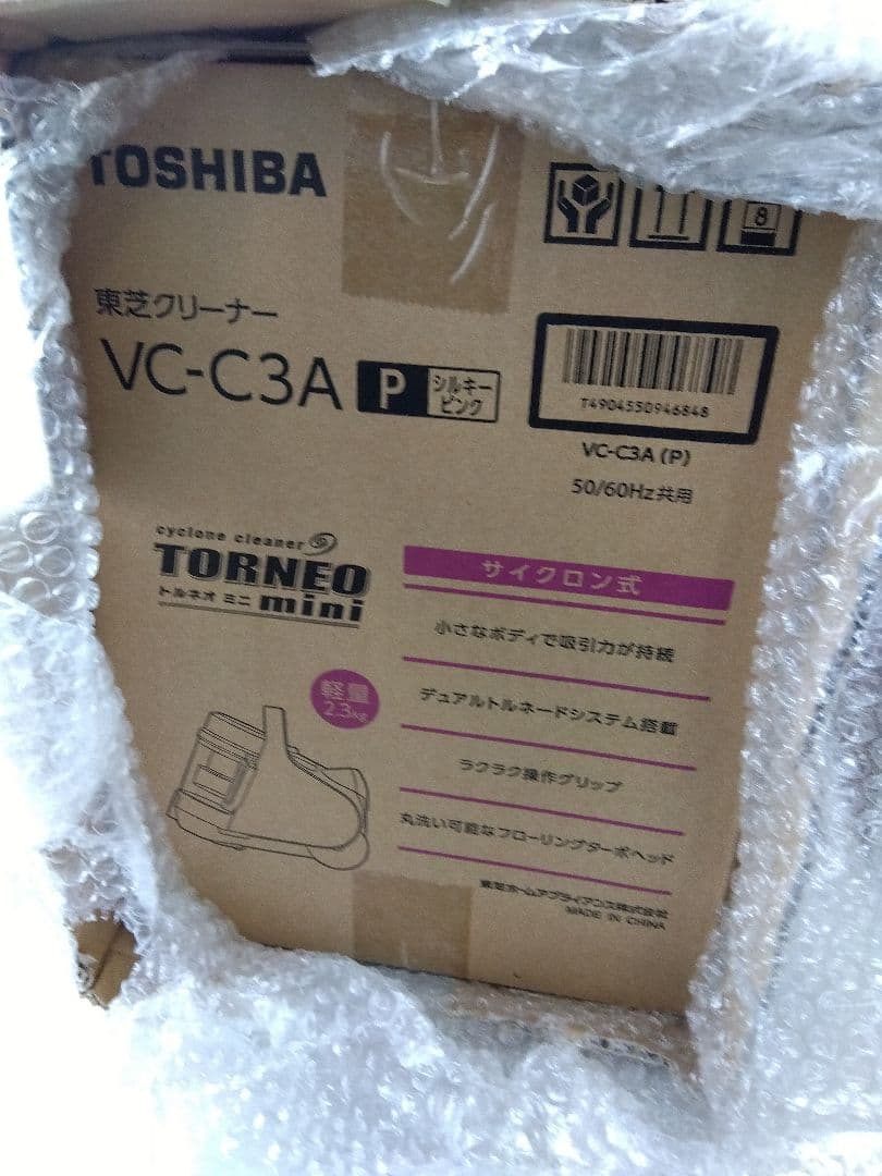 【新品未開封】東芝クリーナー トルネオ ミニ VC-C3A(P)