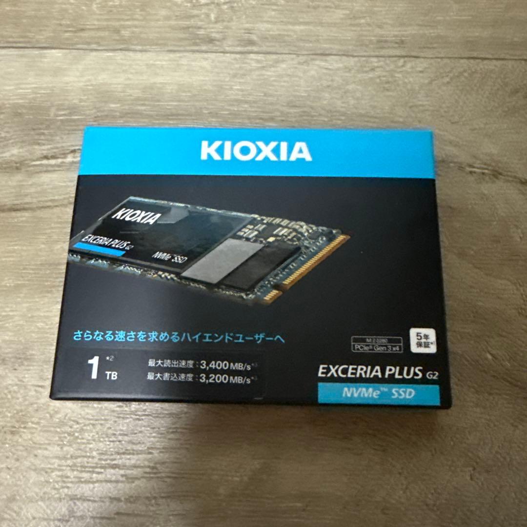 内蔵型SSD KIOXIA EXCERIA PLUS G2 1TB NVMe SSD