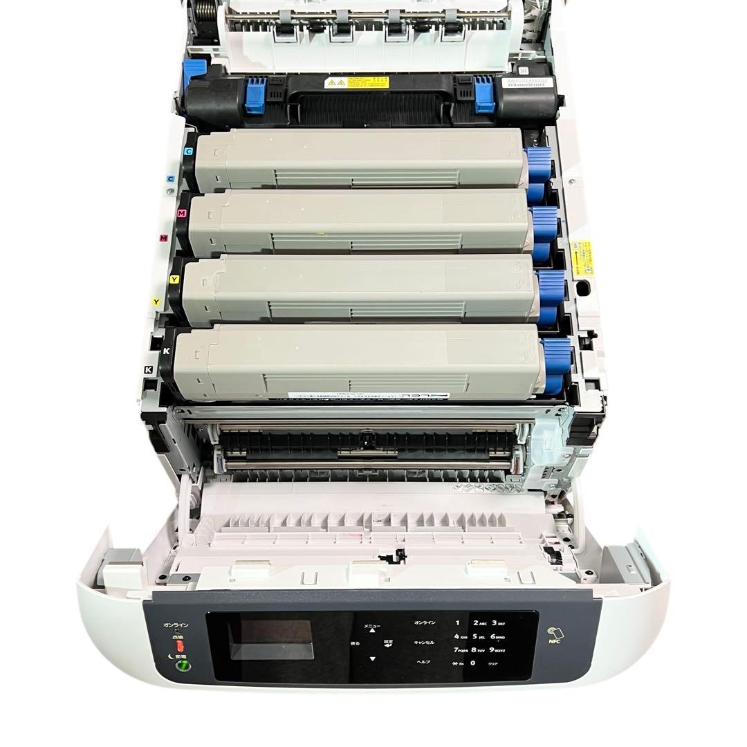 【極美品・印刷1.6万枚】OKI C824dn A3カラーLEDプリンター