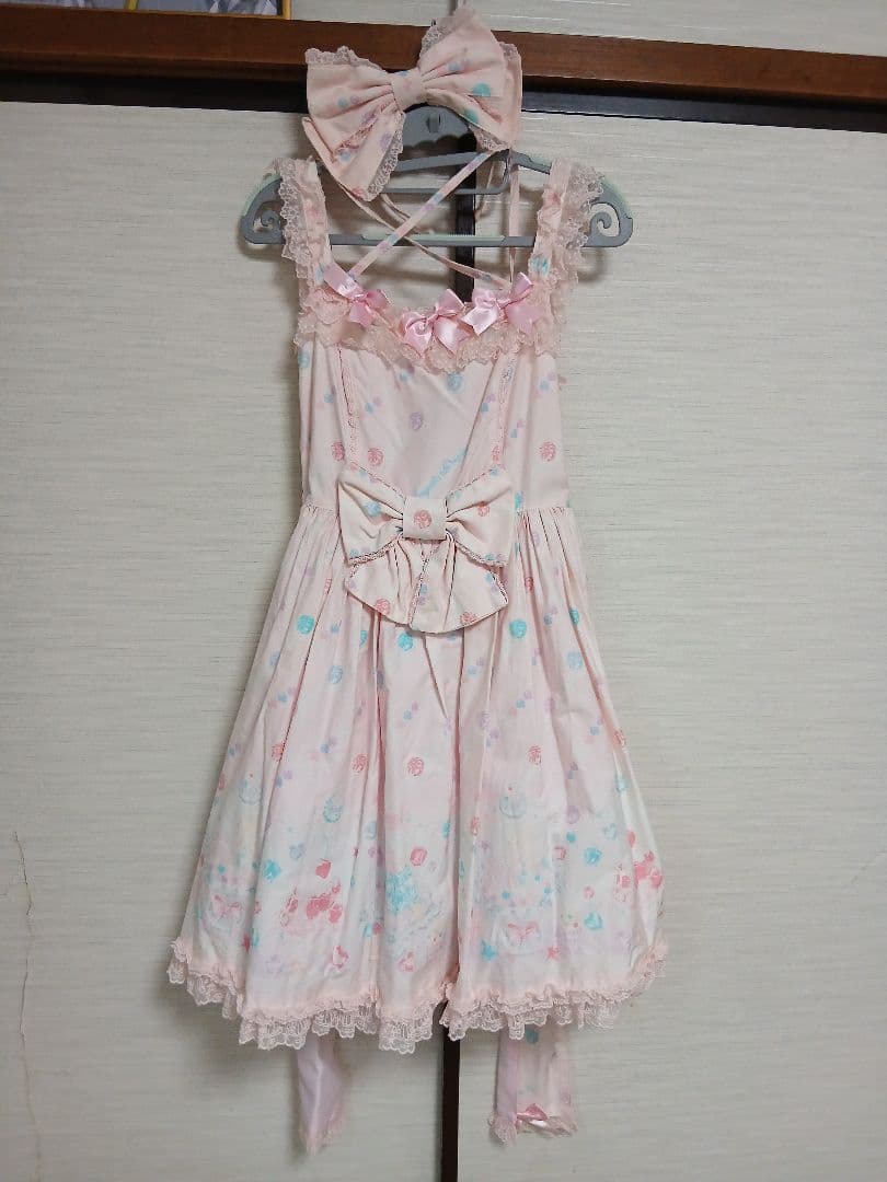 アンジェリックプリティジュエリージュレJSK+KC・ピンク