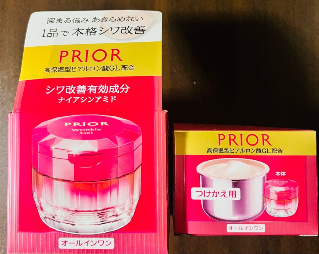 PRIORオールインワンリンクル美コレセットゲル n