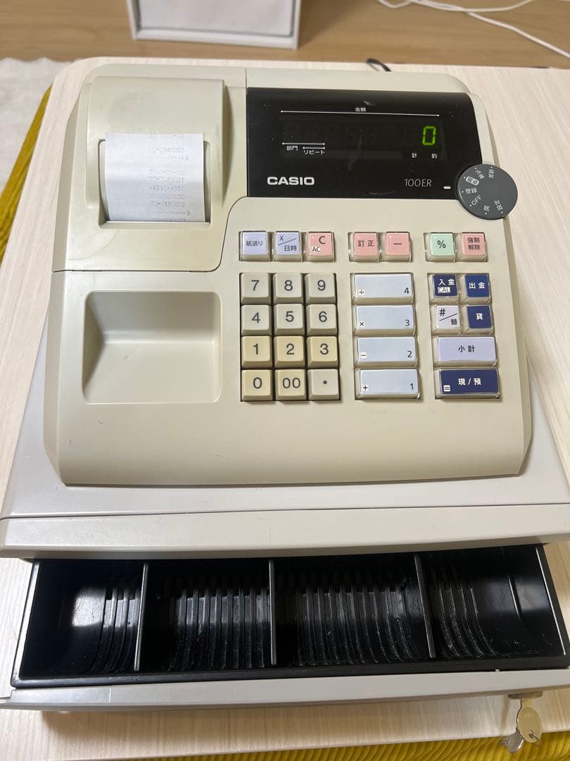 CASIO 100ER レジ機　レジスター
