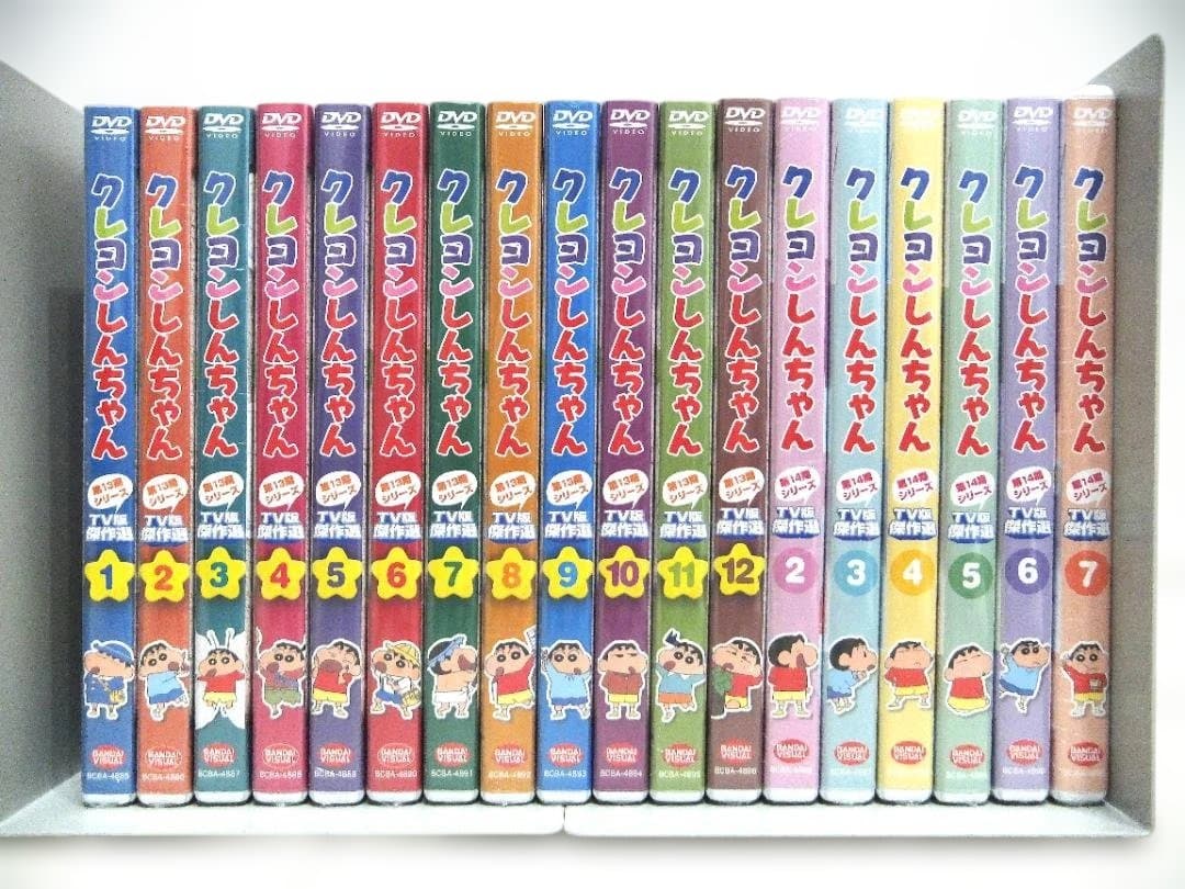 未開封　クレヨンしんちゃんTV傑作選 第13期全12巻　第14期6本セット