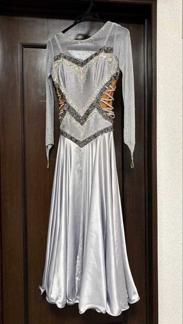 社交ダンス用シルバードレス