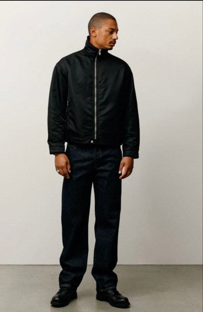 ジャケット・アウター STUSSY PILE LINED ZIP JACKET BLACK 25FW