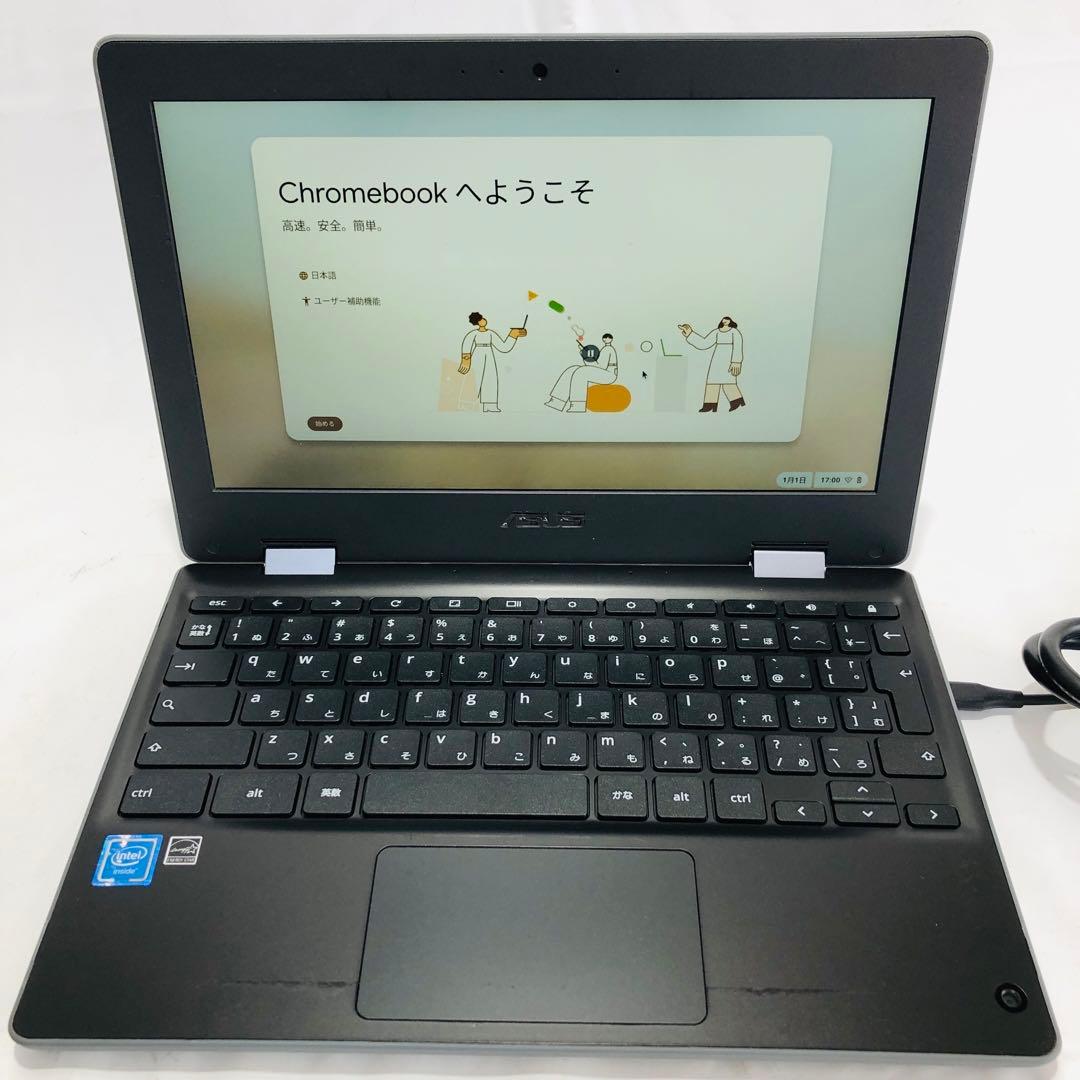ASUS C214MA-GA0029 Chromebook ACアダプター付き