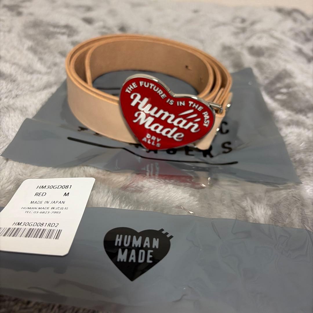 HUMAN MADE ハート型バックル ベルト Mサイズ