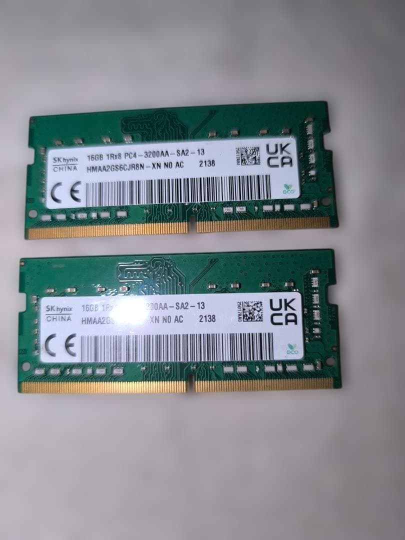 Hynix HMAA2GS6CJR8N-XN | DDR4 3200MHz2枚組